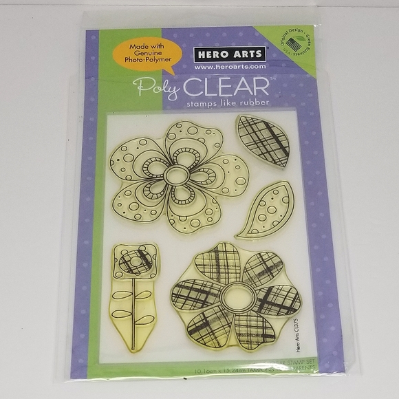 Hero Arts New and Lightly Used Clear Photopolymer Stamp Sets- Flowers~ Birthday~ - Picture 6 of 16